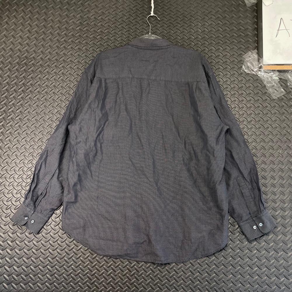 Riscatto‎ Dark Gray Button Up Dress Shirts Men's Size XL Casual Wear Comfort - Picture 3 of 9